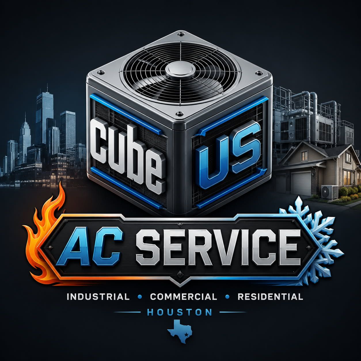 CUBE-US AC SERVICE logo
